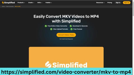 Simplified: Convert MKV Videos to MP4 with Simplified - The Ultimate Solution logo