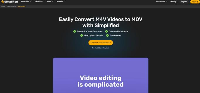 Simplified: Effortlessly Convert M4V Videos to MOV with Our User-Friendly Tool logo