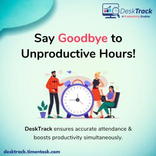 DeskTrack: Employee Productivity Monitoring Software logo