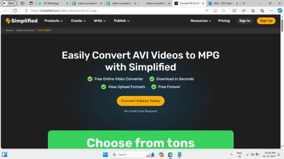 Simplified: Easily Convert AVI Videos to MPG with Our User-Friendly Tool logo