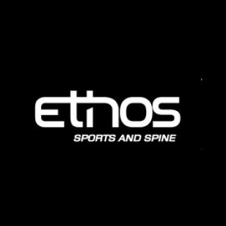 Ethos Sports and Spine logo