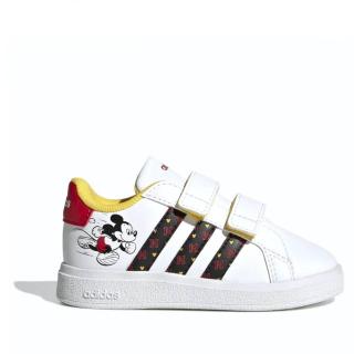 Adidas x Disney Grand Court Mickey Hook and Loop Λευκό logo