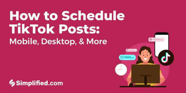 Level Up Your TikTok Game with Our free tiktok scheduler - Simplified logo