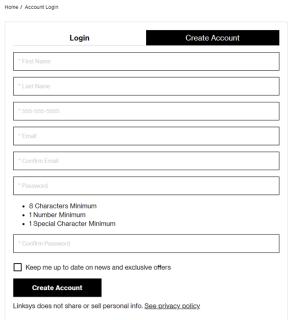 Steps to Create Linksys Account and Register logo