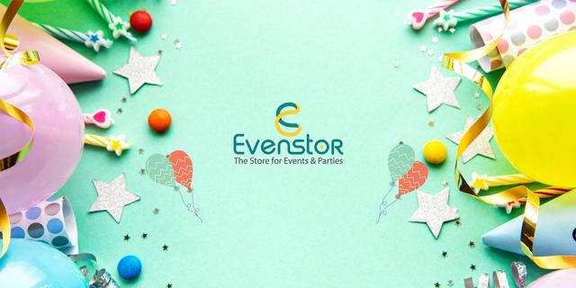 One-stop shop for party supply & decoration items in Kochi | Evenstor logo