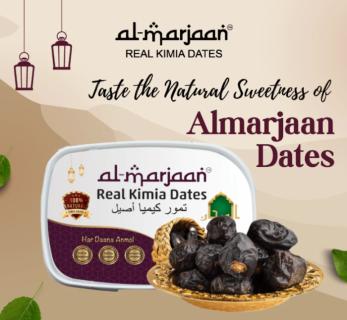 Kimia Dates | Original Kimia Dates online | Al Marjaan logo