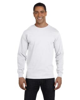 Hanes 5186 Adult Beefy T Long Sleeve T Shirt logo