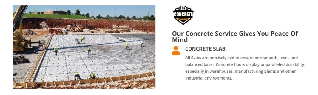 1st Concrete Contractor logo