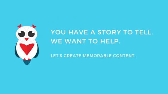 You have a story to tell. We want to help. [Would love your feedback] logo