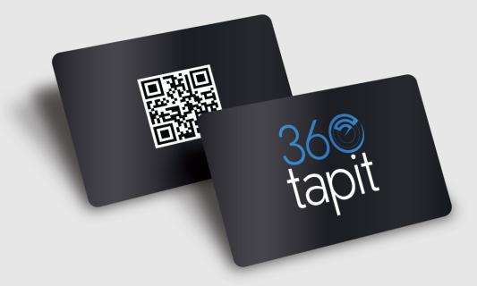 360Tapit Metal Digital Business Card logo