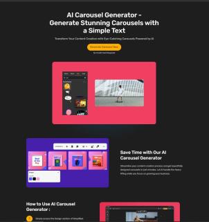Elevate Your Brand with our Free AI Carousel Maker logo