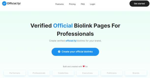 Exclusive Bio Links for Verified Professionals logo