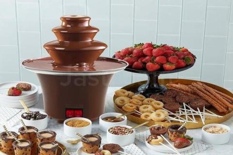 Chocolate Fountain for kids birthday party in Hyderabad logo