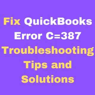 Resolving QuickBooks Error C=387: A Step-by-Step Guide logo