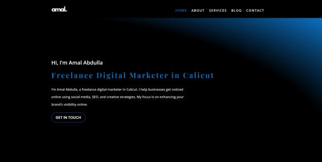 freelance digital marketer in calicut logo