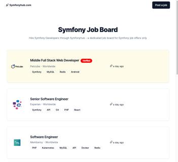 Symfonyhub - Hire Symfony Developer with Symfony Job Board logo