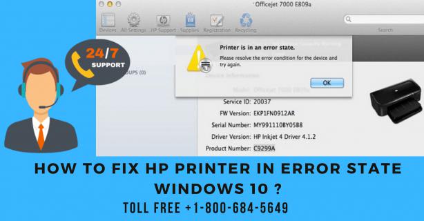 HP Printer in Error State logo