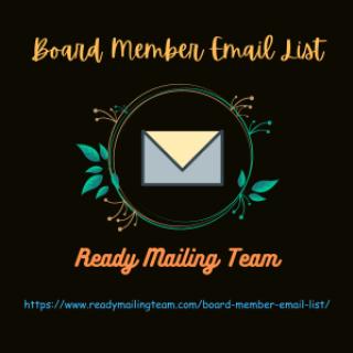 Elevate Your Influence: Introducing Ready Mailing Team's Board Member Email List logo