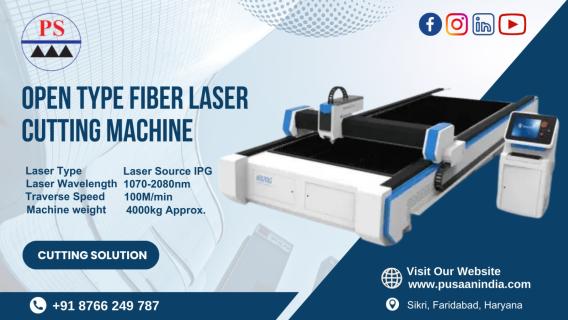 Open Type Fiber Laser Cutting Machine for stainless steel cutting logo