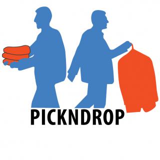 Pick N Drop - We pick up your laundry and drop off as required logo