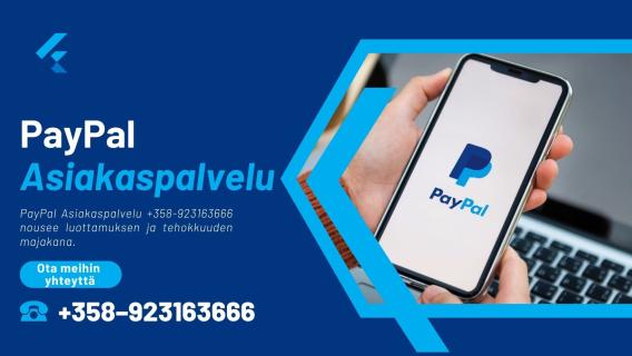 PayPal erinomaisuuden paljastaminen Asiakaspalvelu +358-923163666: Suomi asiakkaan huippuopas logo