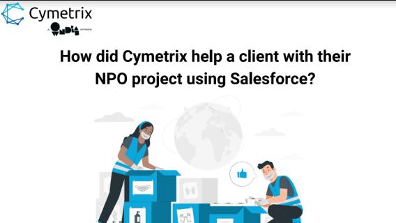 How Cymetrix's Salesforce Consulting Services improved fundraising for a USA based non-profit? logo