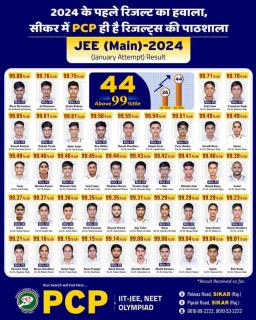 PCP SIkar JEE Mains Result 2024 logo