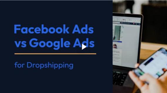 Facebook Ads vs Google Ads for Dropshipping logo