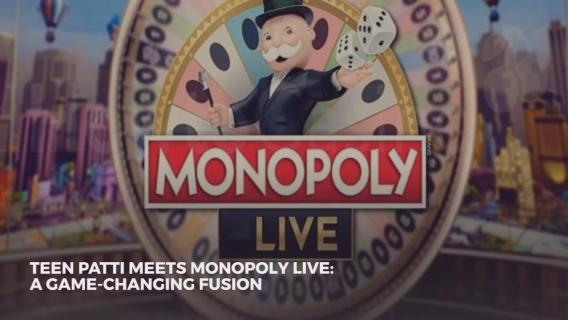 TEEN PATTI MEETS MONOPOLY LIVE A GAME CHANGING FUSION logo