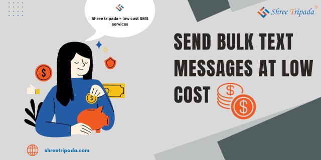 Send Bulk Text Messages At Low Cost With Shree Tripada logo