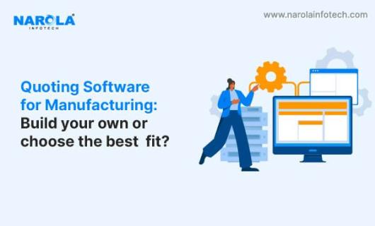 Quoting software for manufacturing logo