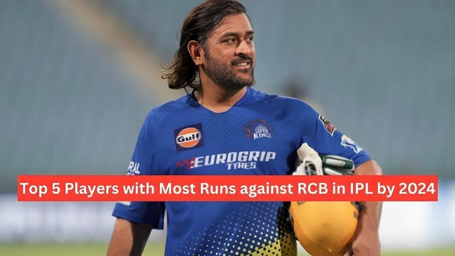 Top 5 Players with Most Runs against RCB in IPL by 2024 logo