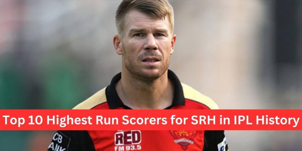 Top 10 Highest Run Scorers for SRH in IPL History logo