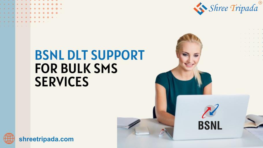 BSNL DLT Support For Bulk SMS Services | Shree Tripada logo