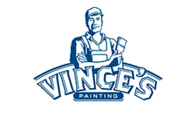 Vinces Painting logo