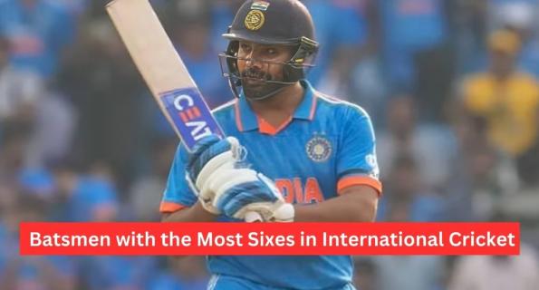 Top 5 Batsmen with the Most Sixes in International Cricket logo