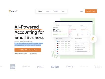 COUNT: AI-powered accounting for founders not bookkeepers logo