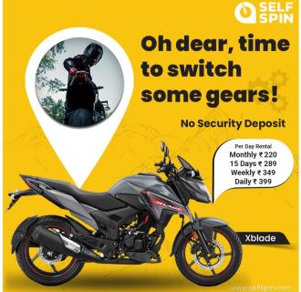 Effortless Commutes in Bangalore: Rent a Bike or Scooty with Selfspin logo