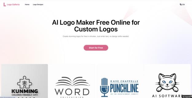 LogoGalleria : AI Logo Maker with Precision Free Online logo