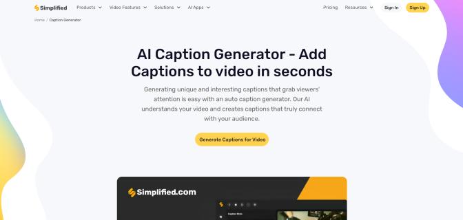 AI Caption Generator logo