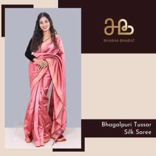 bhagalpuri tussar silk saree logo