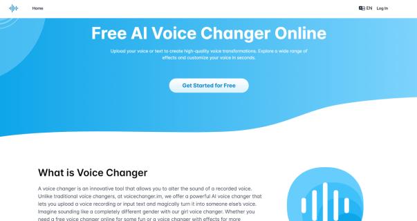 VoiceChanger.im: AI Voice Cloner & Text to Speech Free Online logo