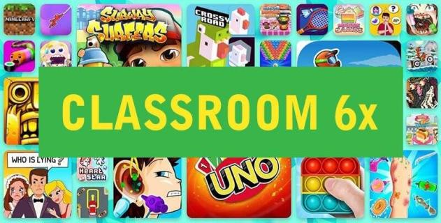 Classroom 6x: Always unblocked fun and Ultimate full-screen experience logo