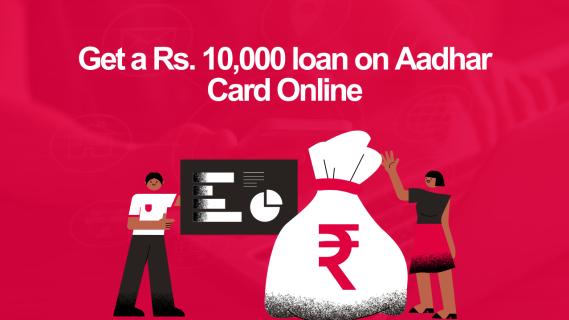 Get a Rs. 10,000 loan on Aadhar Card Online logo