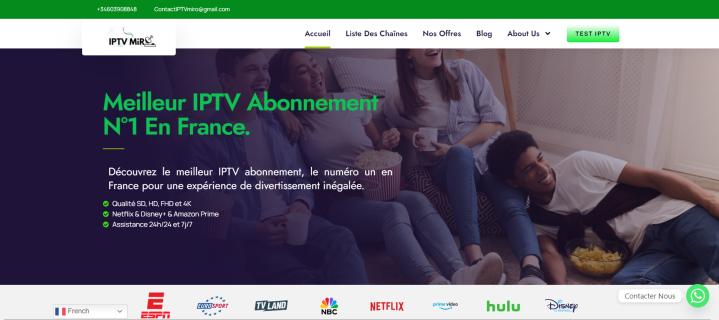 Découvrez le Meilleur IPTV Abonnement en France logo