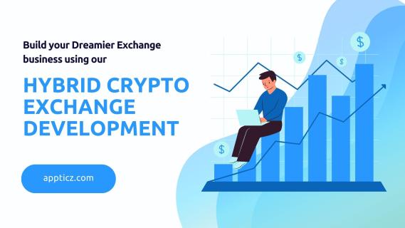 Hybrid crypto exchange development company logo