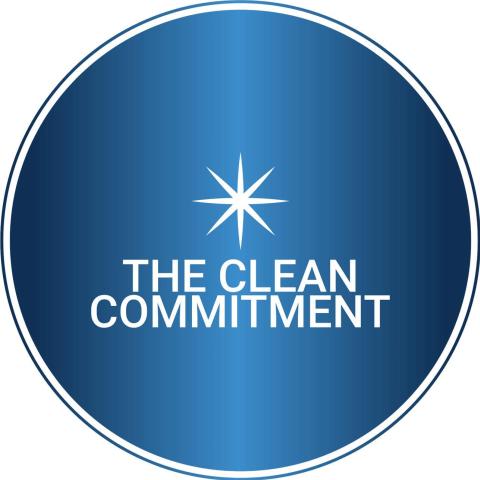 The Clean Commitment logo