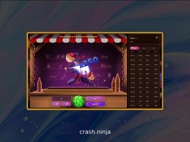 Ninja Crash Casino Game by Galaxsys logo