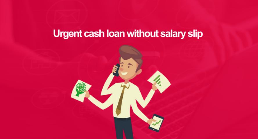 Urgent cash loan without salary slip logo