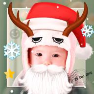 X'mas Selfie Photo Snapchat logo